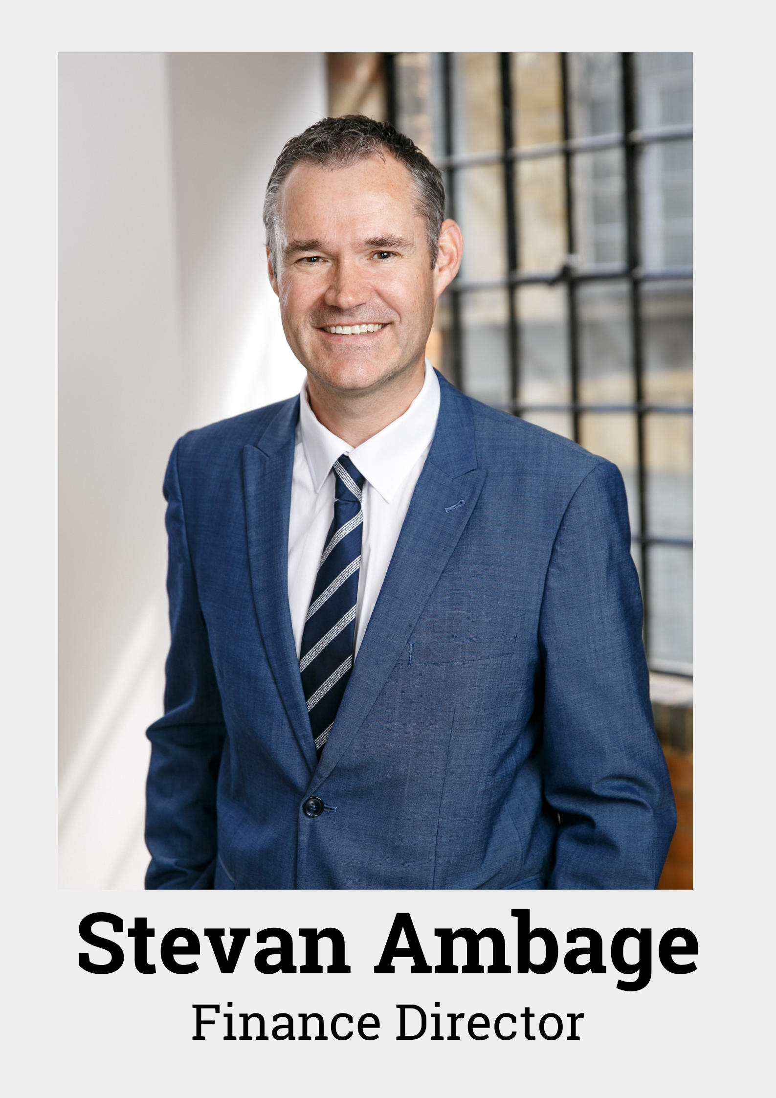 Stevan Ambage - Finance