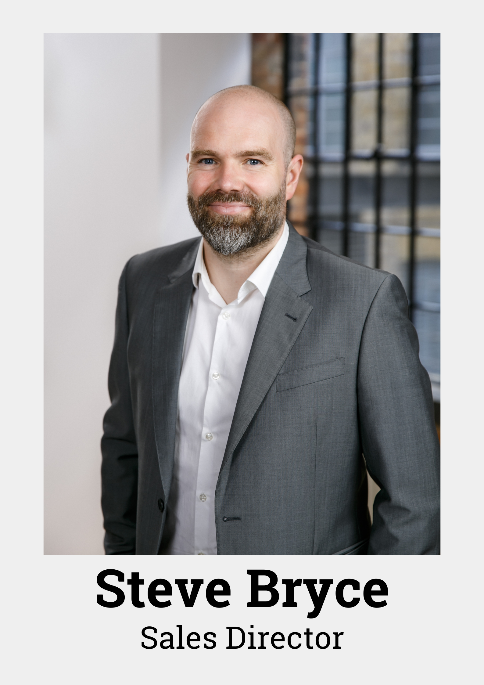 Steve Bryce - Sales